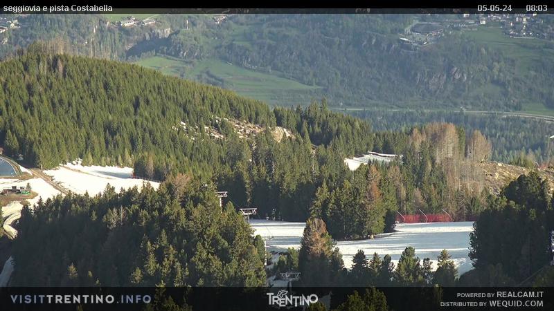 Alpe Cermi Cavalese webcam - ski station 
